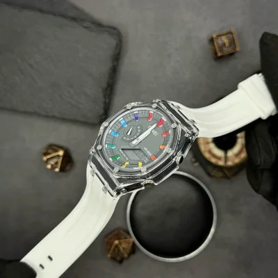 Наручний годинник Skmei 2100WTGY White-Grey
