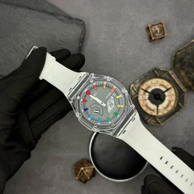Наручний годинник Skmei 2100WTGY White-Grey