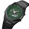 Чоловічий годинник Skmei 1816BKGNWT Black-Green-White фото 3