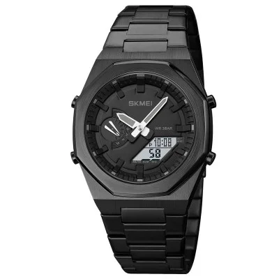Чоловічий годинник Skmei 1816BKBKWT Black-Black-White