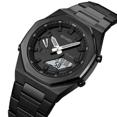 Чоловічий годинник Skmei 1816BKBKWT Black-Black-White