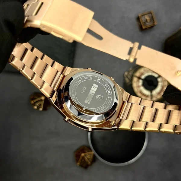 Мужские часы Skmei 1816RGWT Rose Gold-White фото 11