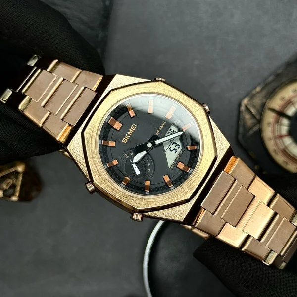 Мужские часы Skmei 1816RGWT Rose Gold-White фото 8