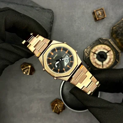 Чоловічий годинник Skmei 1816RGWT Rose Gold-White