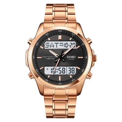 Чоловічий годинник Skmei 2049RGWT Rose Gold-White