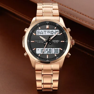 Чоловічий годинник Skmei 2049RGWT Rose Gold-White