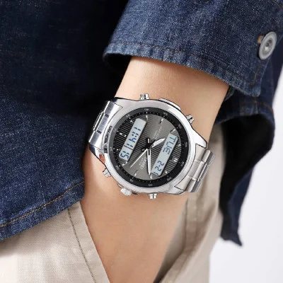 Чоловічий годинник Skmei 2049SIWT Silver-White