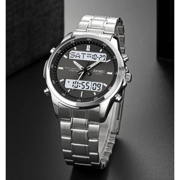 Мужские часы Skmei 2049SIWT Silver-White фото 5