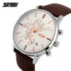 Чоловічий годинник Skmei 9103WTBN White-Brown фото 4