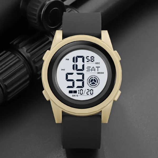 Мужские часы Skmei 2082KHWT Khaki-White фото 4