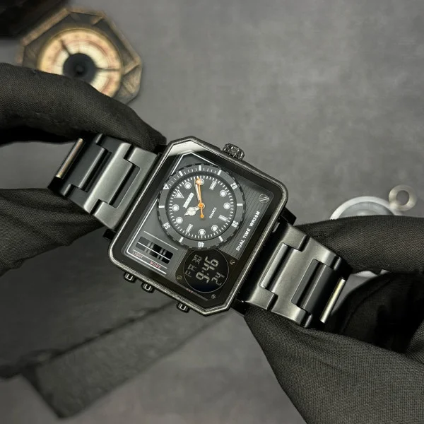 Чоловічий годинник Skmei 2025BK Black фото 9