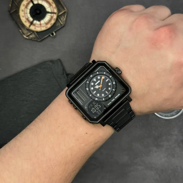 Чоловічий годинник Skmei 2025BK Black фото 5