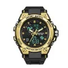 Мужские часы Sanda 739 Black-Gold фото 2