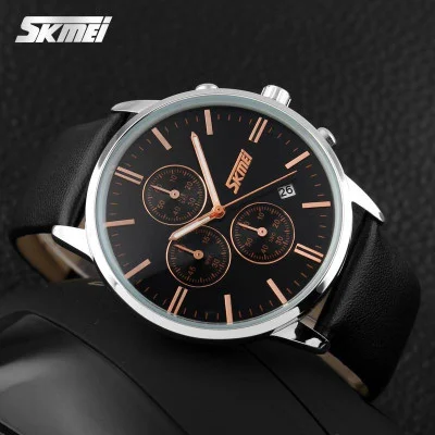 Чоловічий годинник Skmei 9103BKBK Black-Black