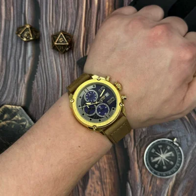 Чоловічий годинник Skmei 2051GDBN Gold-Brown