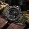 Чоловічий годинник Sanda 739 Green-Black фото 3