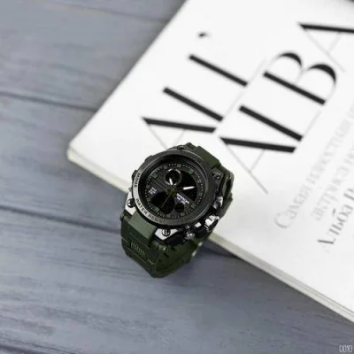 Чоловічий годинник Sanda 739 Green-Black