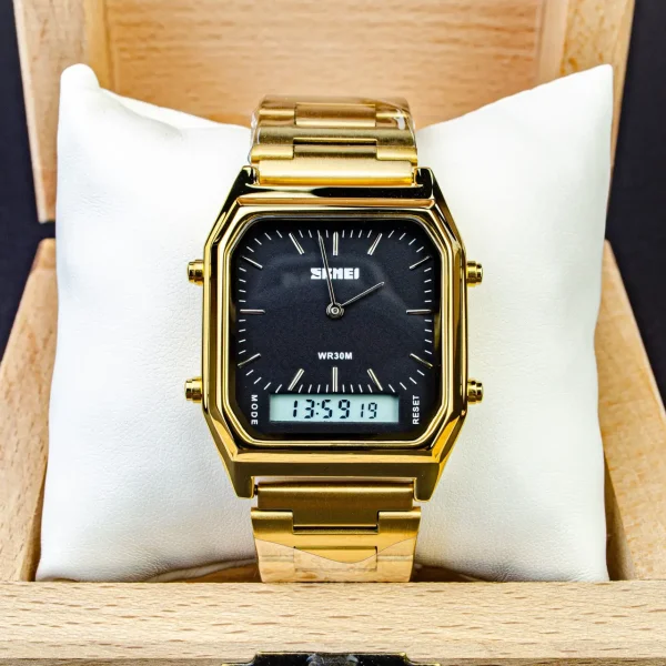 Наручний годинник Skmei 1220GDBK Gold-Black фото 5