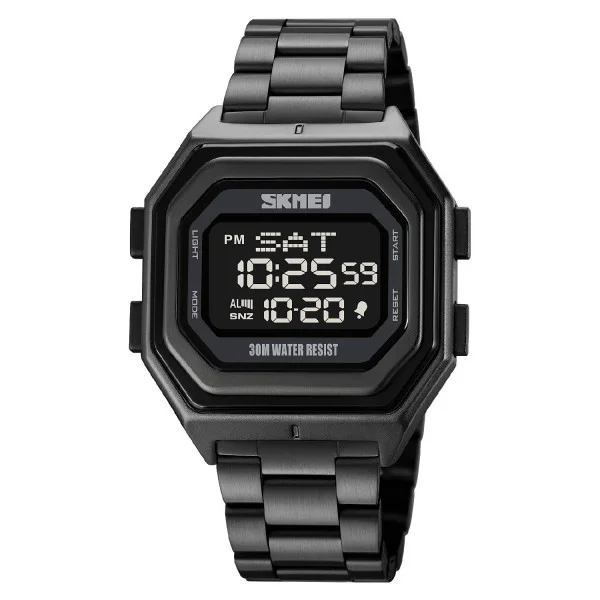 Мужские часы Skmei 1875SBK All Black Steel фото 1