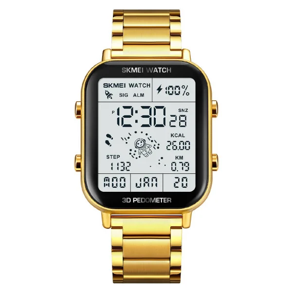 Чоловічий годинник Skmei 1888GD Gold фото 1