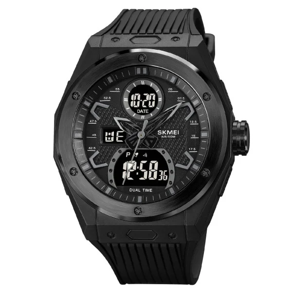 Чоловічий годинник Skmei 2013BKBK Black-Black фото 1