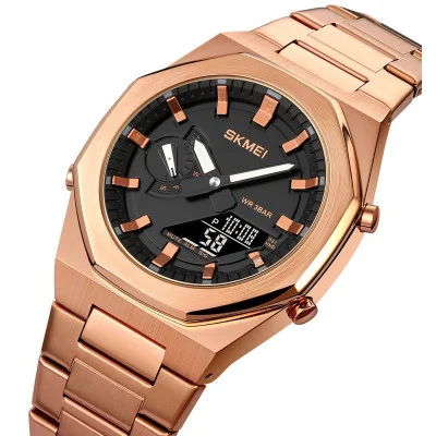 Чоловічий годинник Skmei 1816RGBK Rose Gold-Black