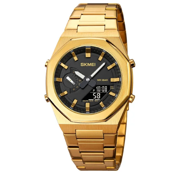 Мужские часы Skmei 1816GDBK Gold-Black фото 1