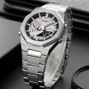 Чоловічий годинник Skmei 1816SIBK Silver-Black фото 5