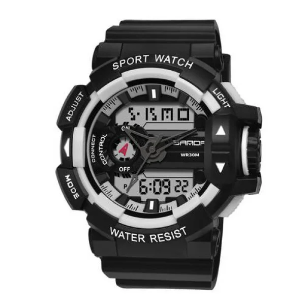 Мужские часы Sanda 599 Black-White фото 1