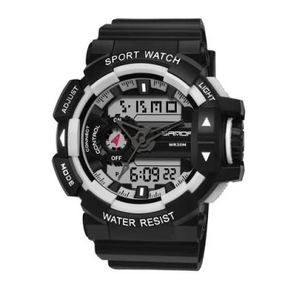 Мужские часы Sanda 599 Black-White