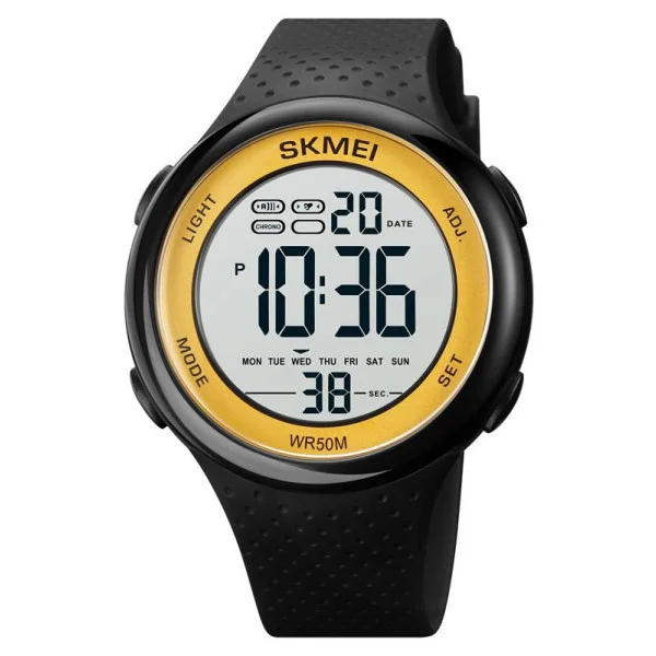 Чоловічий годинник Skmei 1856BKGD Black-Gold фото 1