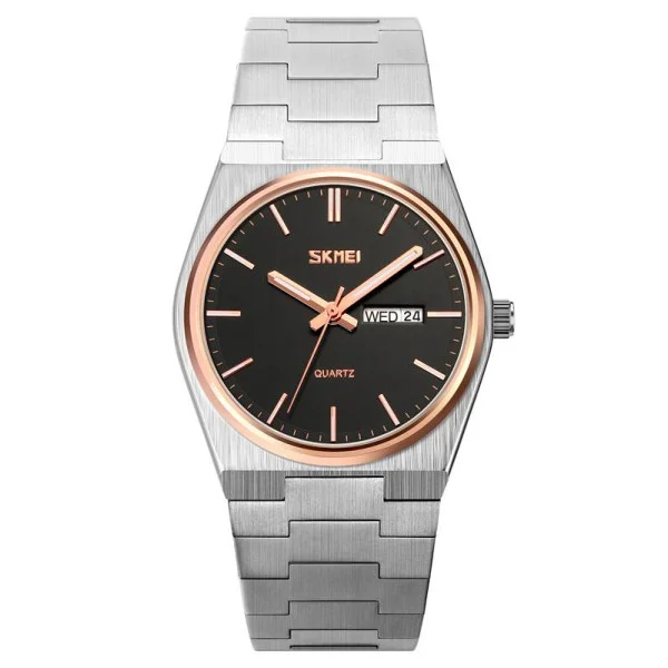 Чоловічий годинник Skmei 9288SIRGBK Silver-Rose Gold-Black фото 1