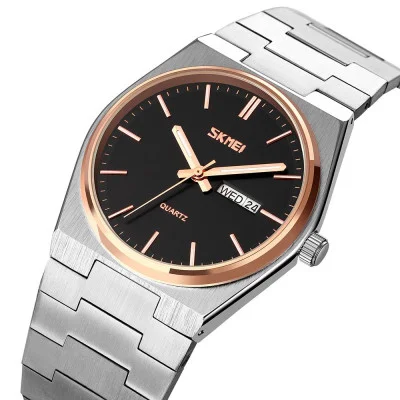 Чоловічий годинник Skmei 9288SIRGBK Silver-Rose Gold-Black