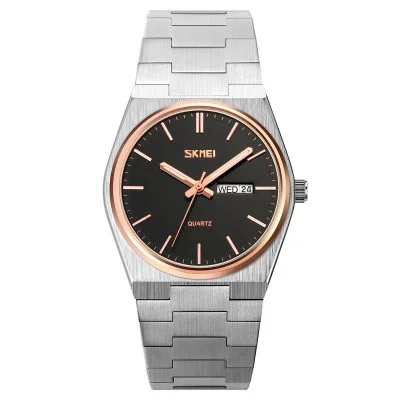 Чоловічий годинник Skmei 9288SIRGBK Silver-Rose Gold-Black