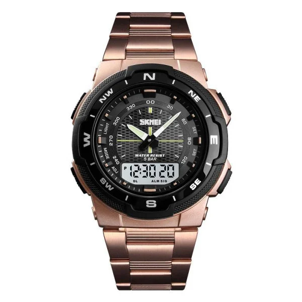 Чоловічий годинник Skmei 1370RG Rose Gold фото 1
