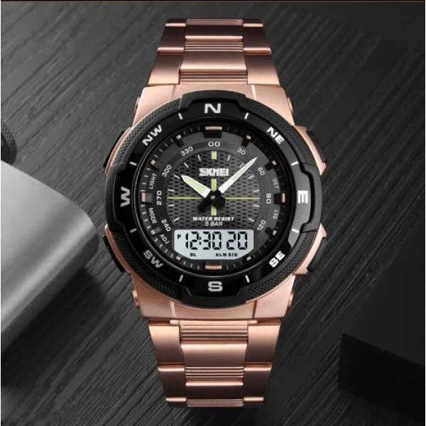 Чоловічий годинник Skmei 1370RG Rose Gold фото 5