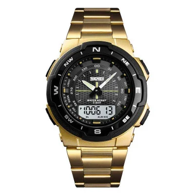 Чоловічий годинник Skmei 1370GD Gold