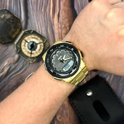 Чоловічий годинник Skmei 1370GD Gold