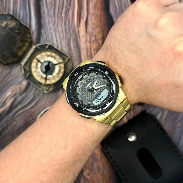 Чоловічий годинник Skmei 1370GD Gold фото 6