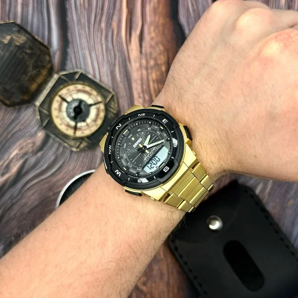 Чоловічий годинник Skmei 1370GD Gold фото 3