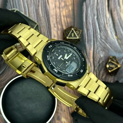 Чоловічий годинник Skmei 1370GD Gold