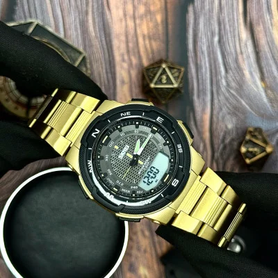 Чоловічий годинник Skmei 1370GD Gold