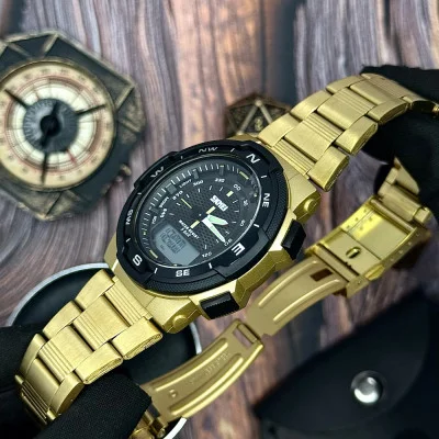 Чоловічий годинник Skmei 1370GD Gold