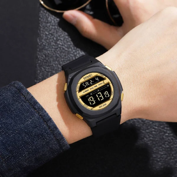 Мужские часы Skmei 1821BKGD Black-Gold фото 4