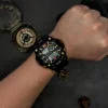 Чоловічий годинник Skmei 2018GDWT Gold-White фото 3