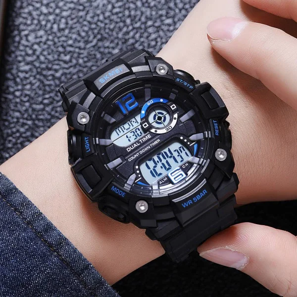 Мужские часы Skmei 2018BUWT Blue-White фото 4