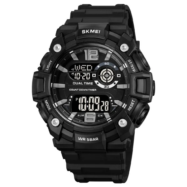 Чоловічий годинник Skmei 2018BKBK Black-Black фото 1