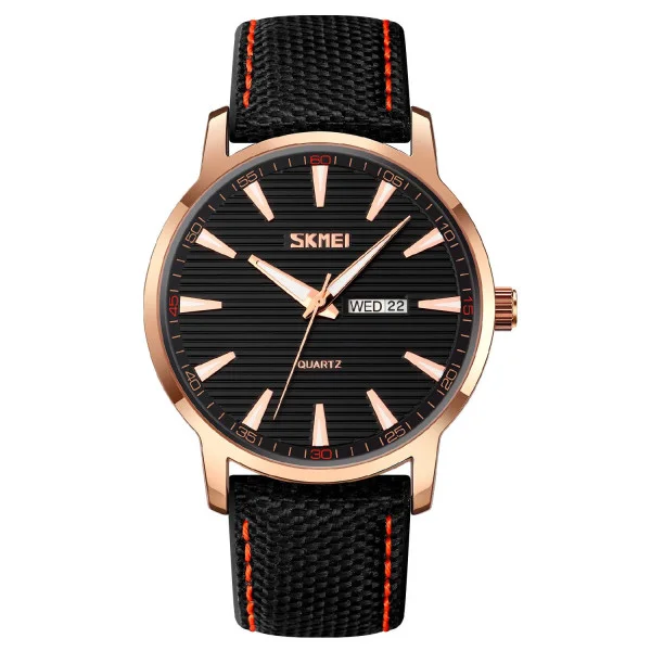 Чоловічий годинник Skmei 9303RGBK Rose Gold-Black фото 1