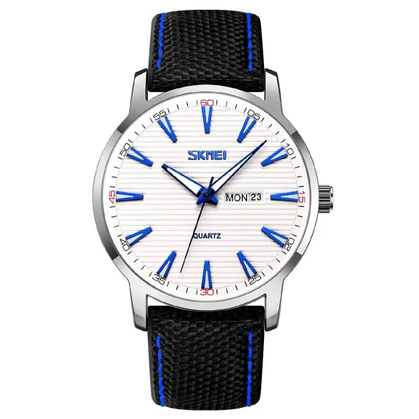 Мужские часы Skmei 9303SIBU Silver-Blue фото 1