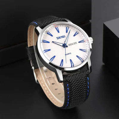 Чоловічий годинник Skmei 9303SIBU Silver-Blue